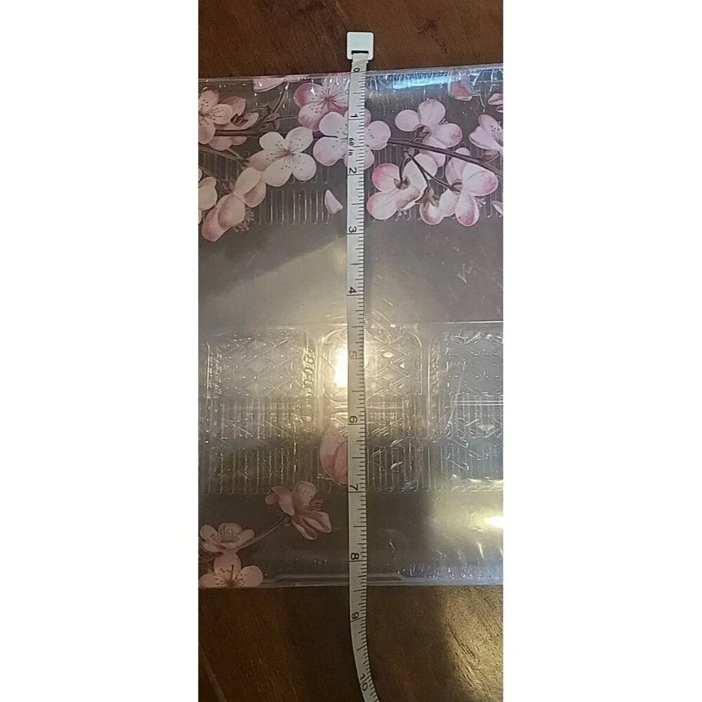 Plastic Hard Case Cover Laptop Shell‎ 8 1/2 By 12 Flowers Butterfly Cherry New
